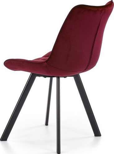 Kitchen Chair Jonava | size: Width: 46cm, Height: 84cm, Depth: 61cm | color: Red | image: 3 | variant: 1002245
