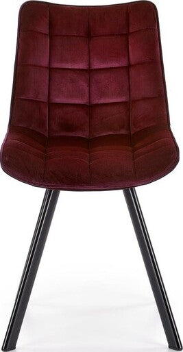 Kitchen Chair Jonava | size: Width: 46cm, Height: 84cm, Depth: 61cm | color: Red | image: 4 | variant: 1002245