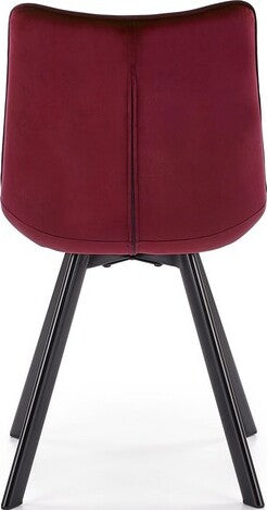 Kitchen Chair Jonava | size: Width: 46cm, Height: 84cm, Depth: 61cm | color: Red | image: 7 | variant: 1002245