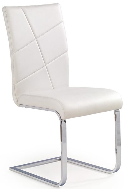 Kitchen Chair K108 | size: Width: 44cm, Height: 96cm, Depth: 48cm | color: White | image: 1 | variant: 1011468