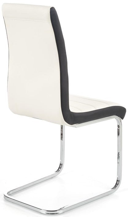 Kitchen Chair K132 | size: Width: 42cm, Height: 99cm, Depth: 57cm | color: White | image: 3 | variant: 1011456