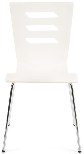 Kitchen Chair K155 | size: Width: 43cm, Height: 85cm, Depth: 47cm | color: White | image: 3 | variant: 1011431