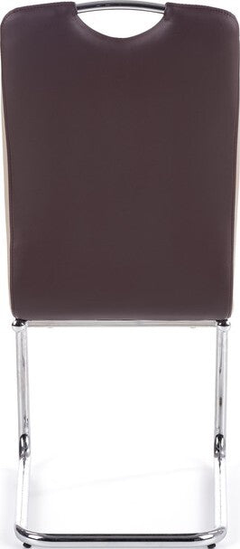 Kitchen Chair K184 | size: Width: 43cm, Height: 94cm, Depth: 55cm | color: Brown | image: 2 | variant: 1011471