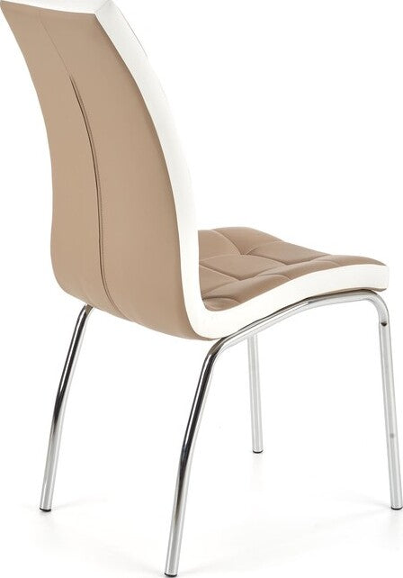 Kitchen Chair K186 | size: Width: 42cm, Height: 100cm, Depth: 63cm | color: Beige | image: 3 | variant: 1003054