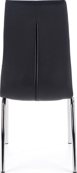 Kitchen Chair K186 | size: Width: 42cm, Height: 100cm, Depth: 63cm | color: Black | image: 2 | variant: 1003055