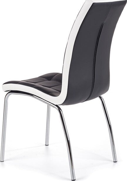 Kitchen Chair K186 | size: Width: 42cm, Height: 100cm, Depth: 63cm | color: Black | image: 3 | variant: 1003055