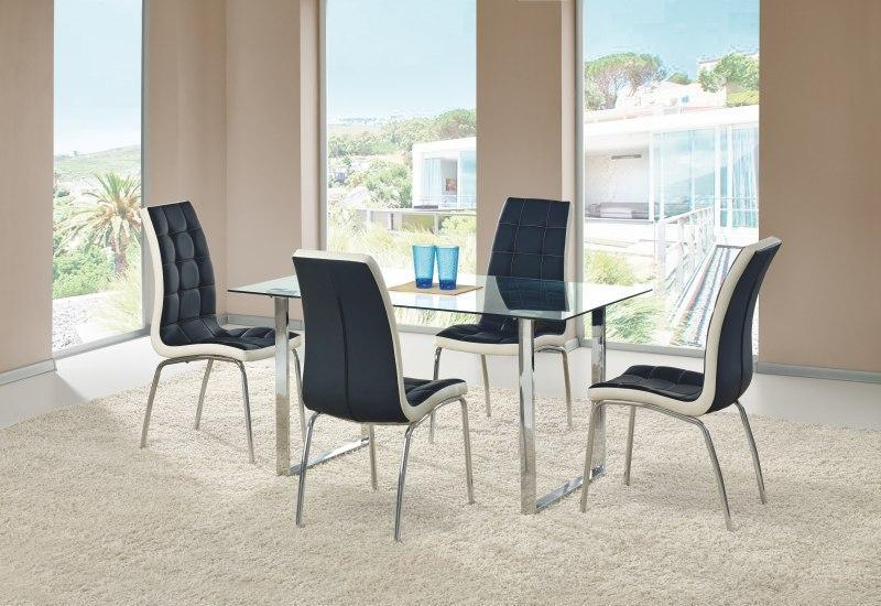 Kitchen Chair K186 | size: Width: 42cm, Height: 100cm, Depth: 63cm | color: Black | image: 7 | variant: 1003055