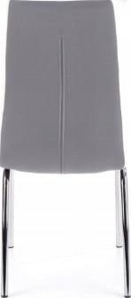 Kitchen Chair K186 | size: Width: 42cm, Height: 100cm, Depth: 63cm | color: Gray | image: 2 | variant: 1003056