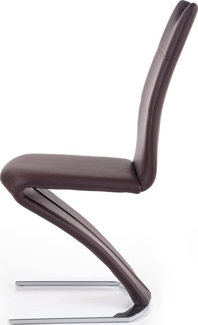 Kitchen Chair K188 | size: Width: 45cm, Height: 101cm, Depth: 63cm | color: Brown | image: 4 | variant: 1003063