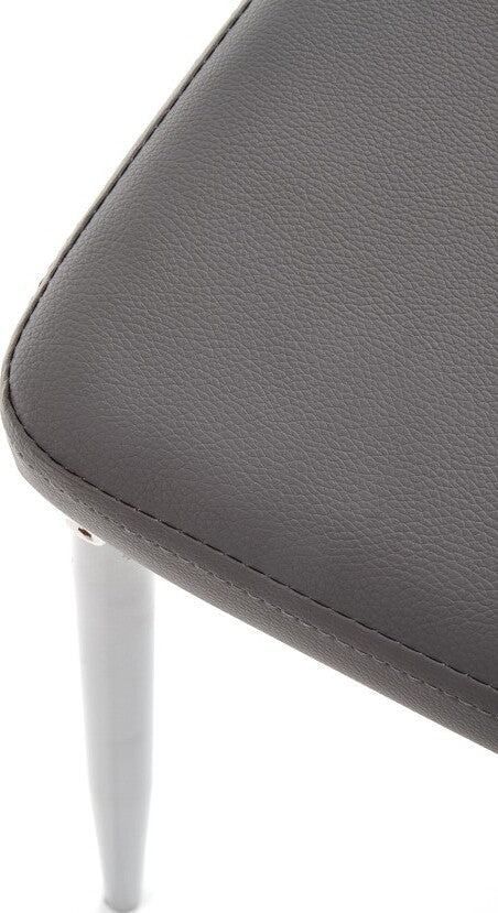 Kitchen Chair K202 | size: Width: 44cm, Height: 97cm, Depth: 59cm | color: Gray | image: 4 | variant: 1003069