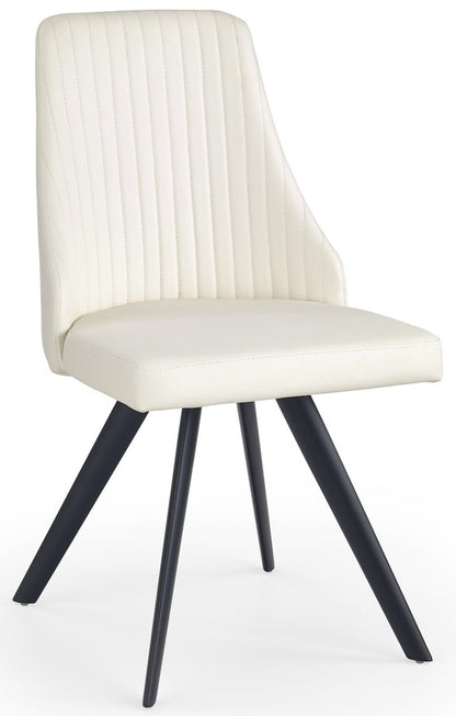 Kitchen Chair K206 | size: Width: 53cm, Height: 87cm, Depth: 48cm | color: White | image: 1 | variant: 1011492