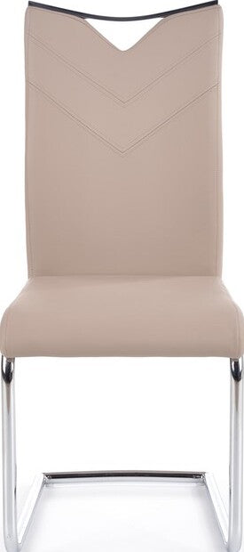 Kitchen Chair K224 | size: Width: 44cm, Height: 100cm, Depth: 59cm | color: Beige | image: 5 | variant: 1003086