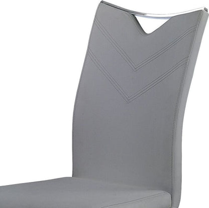 Kitchen Chair K224 | size: Width: 44cm, Height: 100cm, Depth: 59cm | color: Black | image: 2 | variant: 1003088