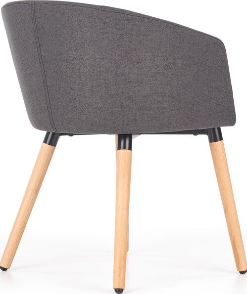 Kitchen Chair K266 | size: Width: 56cm, Height: 72cm, Depth: 56cm | color: Gray | image: 3 | variant: 1011482