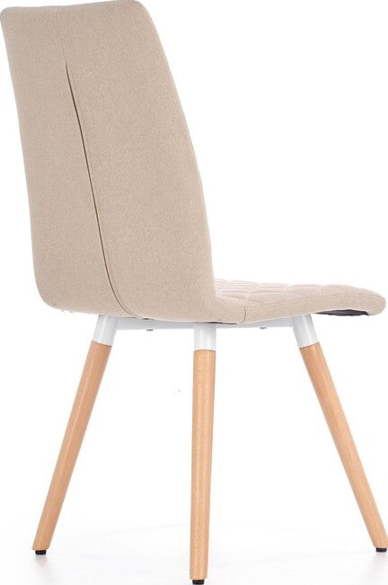 Kitchen Chair K282 | size: Width: 56cm, Height: 93cm, Depth: 44cm | color: Beige | image: 3 | variant: 1003105