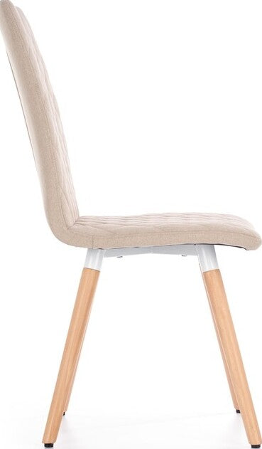 Kitchen Chair K282 | size: Width: 56cm, Height: 93cm, Depth: 44cm | color: Beige | image: 4 | variant: 1003105