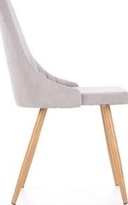 Kitchen Chair K285 | size: Width: 56cm, Height: 85cm, Depth: 49cm | color: Gray | image: 4 | variant: 1003108