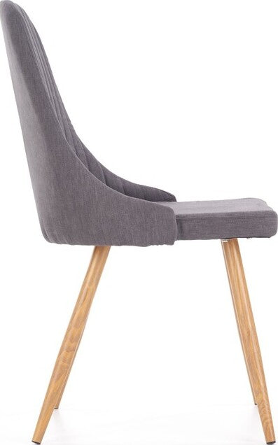 Kitchen Chair K285 | size: Width: 56cm, Height: 85cm, Depth: 49cm | color: Gray | image: 4 | variant: 1003109
