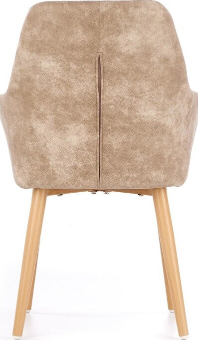 Kitchen Chair K287 | size: Width: 58cm, Height: 85cm, Depth: 61cm | color: Beige | image: 3 | variant: 1003112