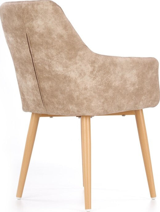 Kitchen Chair K287 | size: Width: 58cm, Height: 85cm, Depth: 61cm | color: Beige | image: 4 | variant: 1003112