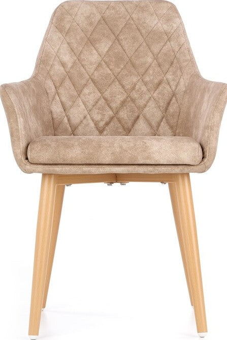 Kitchen Chair K287 | size: Width: 58cm, Height: 85cm, Depth: 61cm | color: Beige | image: 5 | variant: 1003112