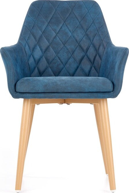 Kitchen Chair K287 | size: Width: 58cm, Height: 85cm, Depth: 61cm | color: Blue | image: 5 | variant: 1003113