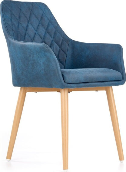 Kitchen Chair K287 | size: Width: 58cm, Height: 85cm, Depth: 61cm | color: Blue | image: 6 | variant: 1003113