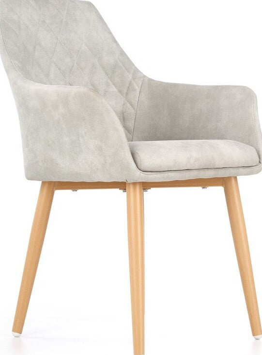 Kitchen Chair K287 | size: Width: 58cm, Height: 85cm, Depth: 61cm | color: Gray | image: 2 | variant: 1003111
