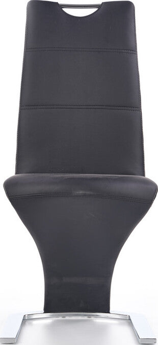 Kitchen Chair K291 | size: Width: 45cm, Height: 101cm, Depth: 63cm | color: Black | image: 4 | variant: 1003116