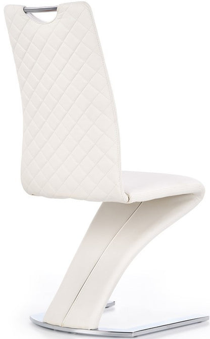 Kitchen Chair K291 | size: Width: 45cm, Height: 101cm, Depth: 63cm | color: White | image: 5 | variant: 1003115