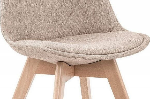 Kitchen Chair K303 | size: Width: 48cm, Height: 83cm, Depth: 54cm | color: Beige | image: 2 | variant: 1003121