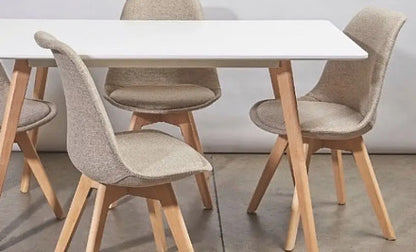 Kitchen Chair K303 | size: Width: 48cm, Height: 83cm, Depth: 54cm | color: Gray | image: 2 | variant: 1003122