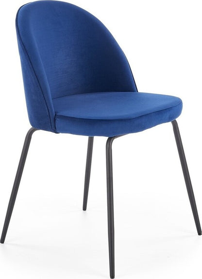 Kitchen Chair K314 | size: Width: 49cm, Height: 80cm, Depth: 50cm | color: Blue | image: 1 | variant: 1003135