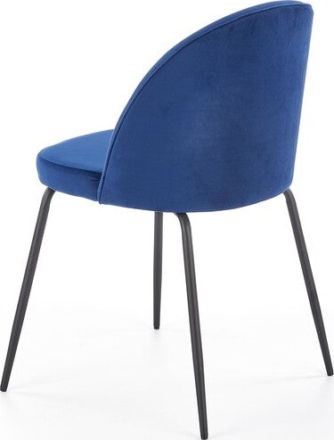 Kitchen Chair K314 | size: Width: 49cm, Height: 80cm, Depth: 50cm | color: Blue | image: 3 | variant: 1003135