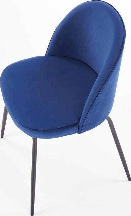Kitchen Chair K314 | size: Width: 49cm, Height: 80cm, Depth: 50cm | color: Blue | image: 6 | variant: 1003135