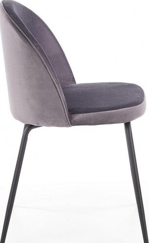 Kitchen Chair K314 | size: Width: 49cm, Height: 80cm, Depth: 50cm | color: Gray | image: 4 | variant: 1003137