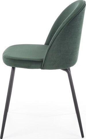 Kitchen Chair K314 | size: Width: 49cm, Height: 80cm, Depth: 50cm | color: Green | image: 2 | variant: 1003136