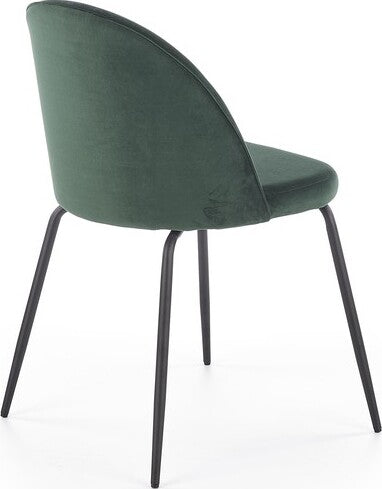 Kitchen Chair K314 | size: Width: 49cm, Height: 80cm, Depth: 50cm | color: Green | image: 4 | variant: 1003136