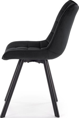 Kitchen Chair K332 | size: Width: 46cm, Height: 84cm, Depth: 61cm | color: Black | image: 2 | variant: 1003146
