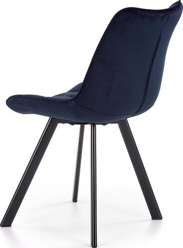 Kitchen Chair K332 | size: Width: 46cm, Height: 84cm, Depth: 61cm | color: Blue | image: 3 | variant: 1003148