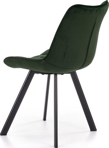 Kitchen Chair K332 | size: Width: 46cm, Height: 84cm, Depth: 61cm | color: Green | image: 3 | variant: 1003145