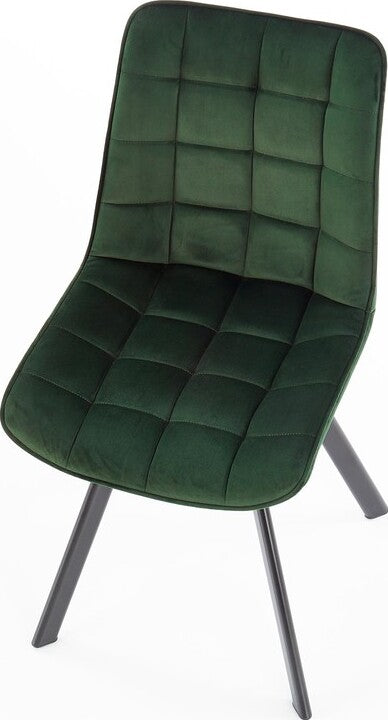 Kitchen Chair K332 | size: Width: 46cm, Height: 84cm, Depth: 61cm | color: Green | image: 6 | variant: 1003145