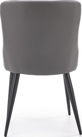 Kitchen Chair K333 | size: Width: 49cm, Height: 87cm, Depth: 62cm | color: Gray | image: 3 | variant: 1011465