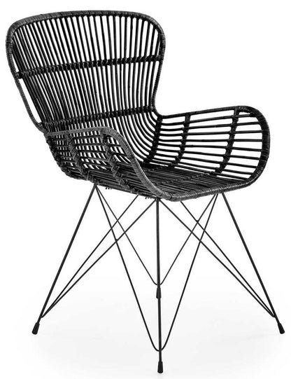 Kitchen Chair K335 | size: Width: 61cm, Height: 90cm, Depth: 63cm | color: Black | image: 1 | variant: 1003157