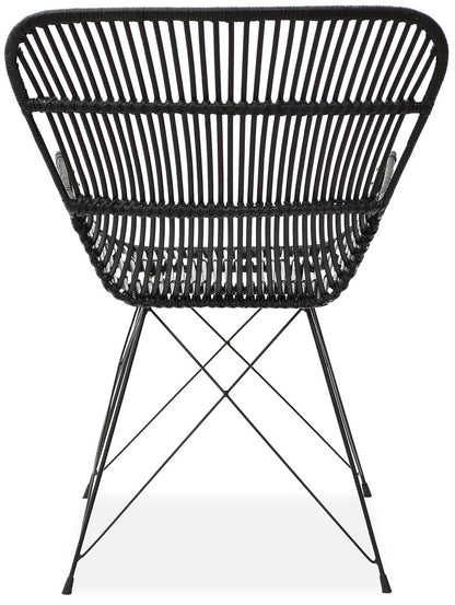 Kitchen Chair K335 | size: Width: 61cm, Height: 90cm, Depth: 63cm | color: Black | image: 2 | variant: 1003157