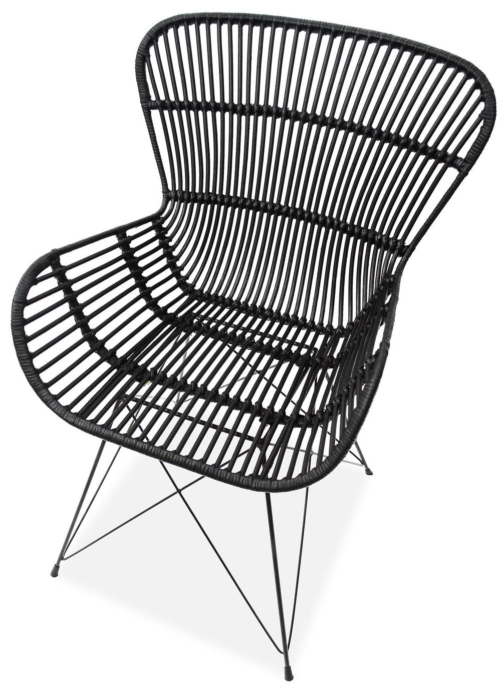 Kitchen Chair K335 | size: Width: 61cm, Height: 90cm, Depth: 63cm | color: Black | image: 3 | variant: 1003157