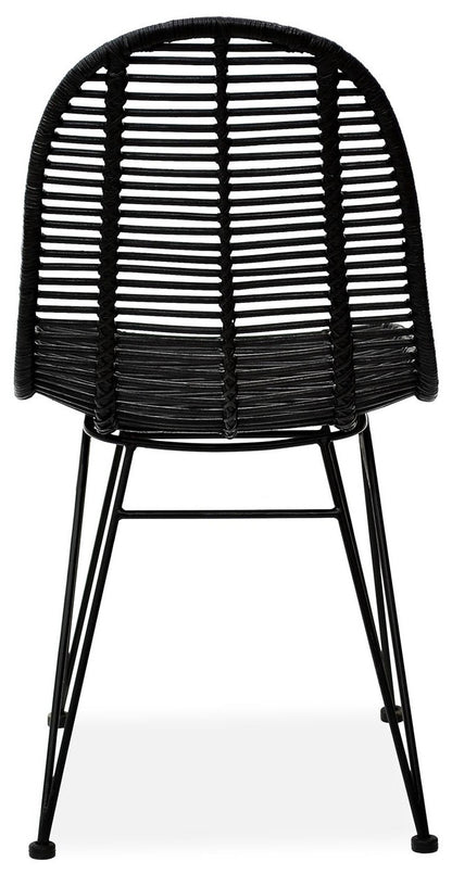 Kitchen Chair K337 | size: Width: 45cm, Height: 90cm, Depth: 55cm | color: Black | image: 1 | variant: 1003153