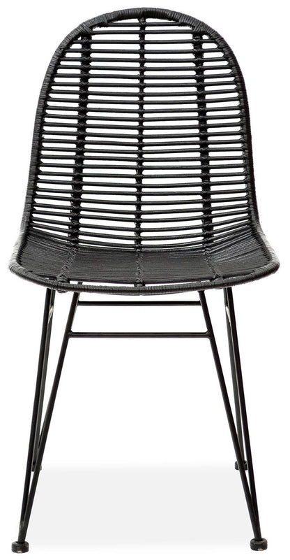 Kitchen Chair K337 | size: Width: 45cm, Height: 90cm, Depth: 55cm | color: Black | image: 2 | variant: 1003153