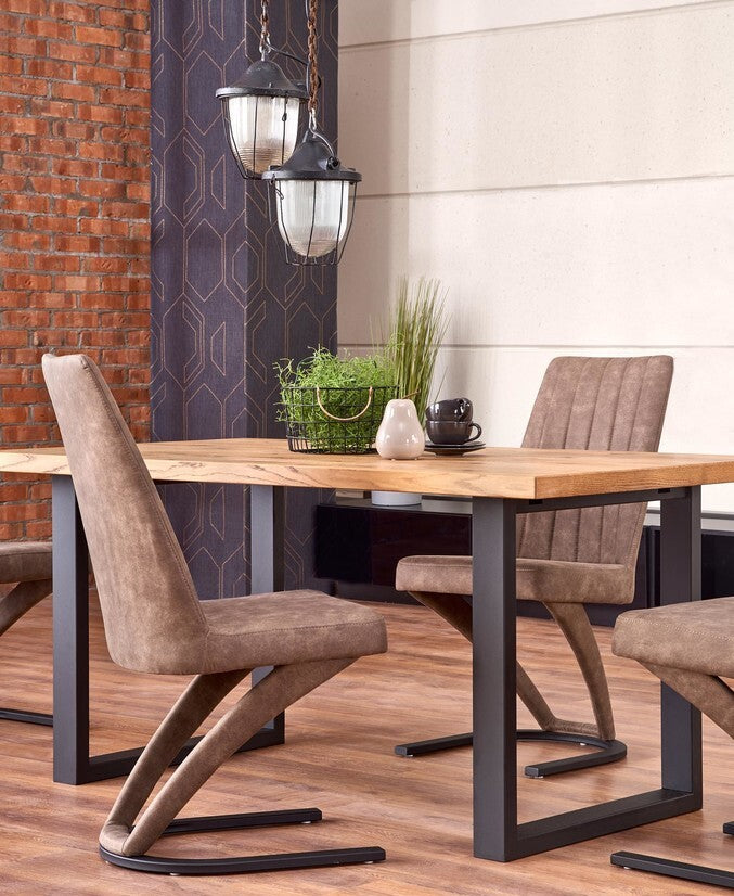 Kitchen Chair K338 | size: Width: 46cm, Height: 98cm, Depth: 61cm | color: Brown | image: 7 | variant: 1011481