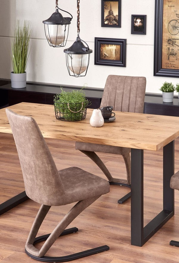 Kitchen Chair K338 | size: Width: 46cm, Height: 98cm, Depth: 61cm | color: Brown | image: 8 | variant: 1011481